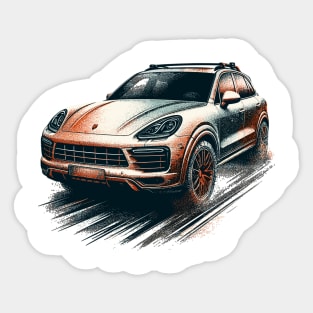 Porsche Cayenne Sticker